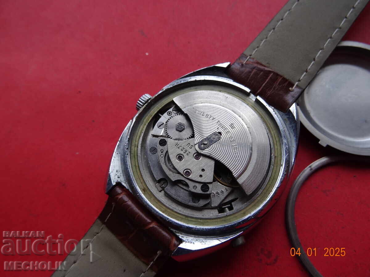 RUSSIAN COLLECTOR'S WATCH FLIGHT SU 2627 AUTOMATIC 23 K 2 with price 45.00 BGN | € 23.01