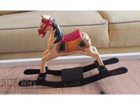 Wooden horse toy for collectors