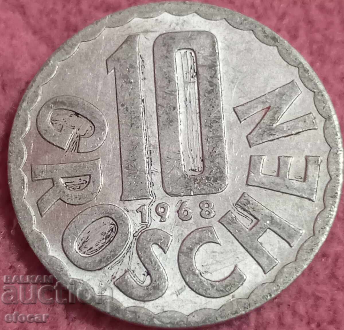 10 groschen Austria 1968