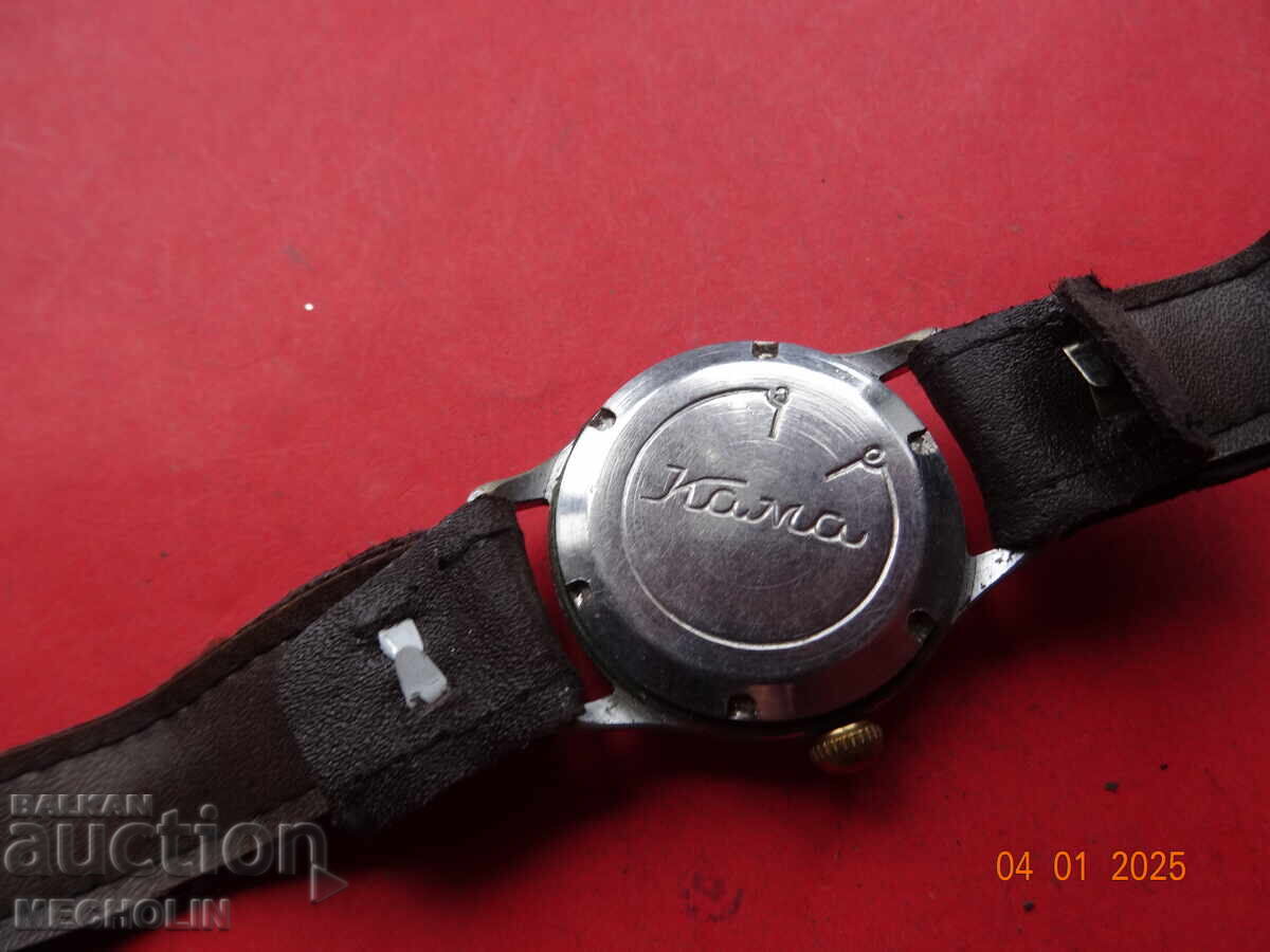 OLD RUSSIAN COLLECTOR'S WATCH KAMA 17 K 1956 CHZZ - 5