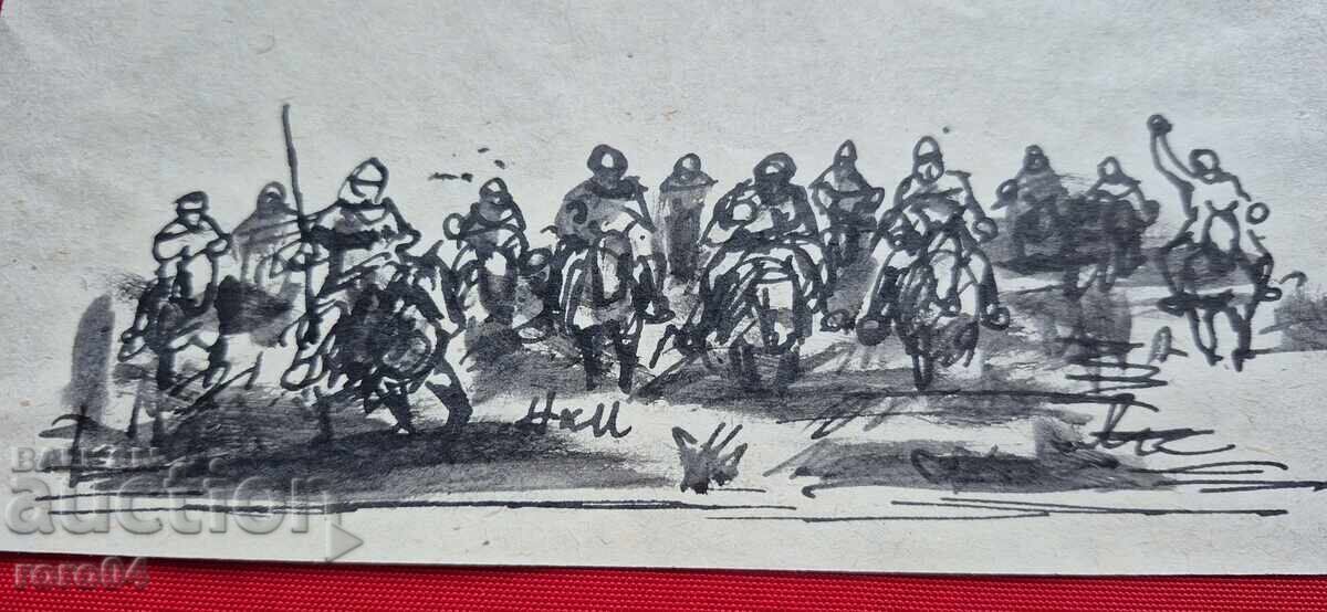 NAUM HAJIMLADENOV (1894-1985) COMPOZIȚIE - 7 NAUM HAJIMLADENOV (1894-1985) COMPOZIȚIE - 7