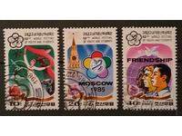 North Korea 1985 Buildings/Birds Stamp