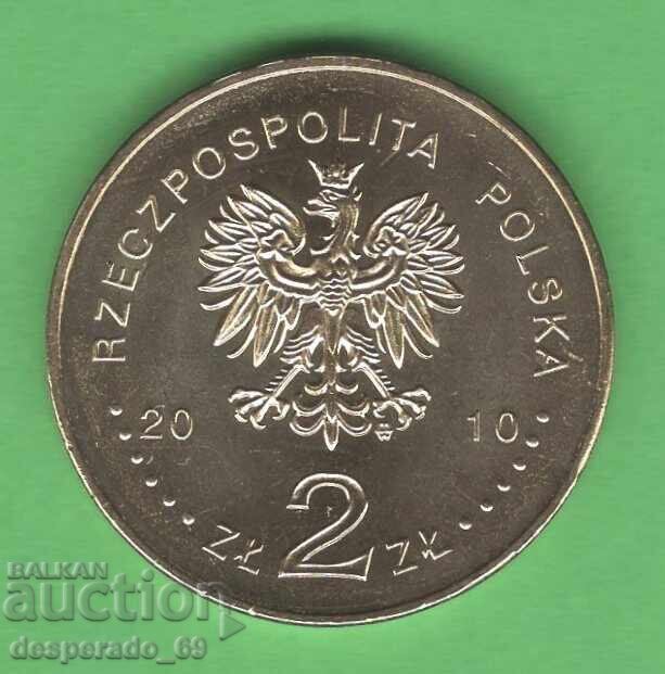 (¯`'•.¸ 2 zloți 2010 POLONIA (jubileu) UNC- ¸.•'´¯) cu preț € 2.50 | 4.89 BGN