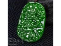 166.60 pcs natural jade dragon pendant