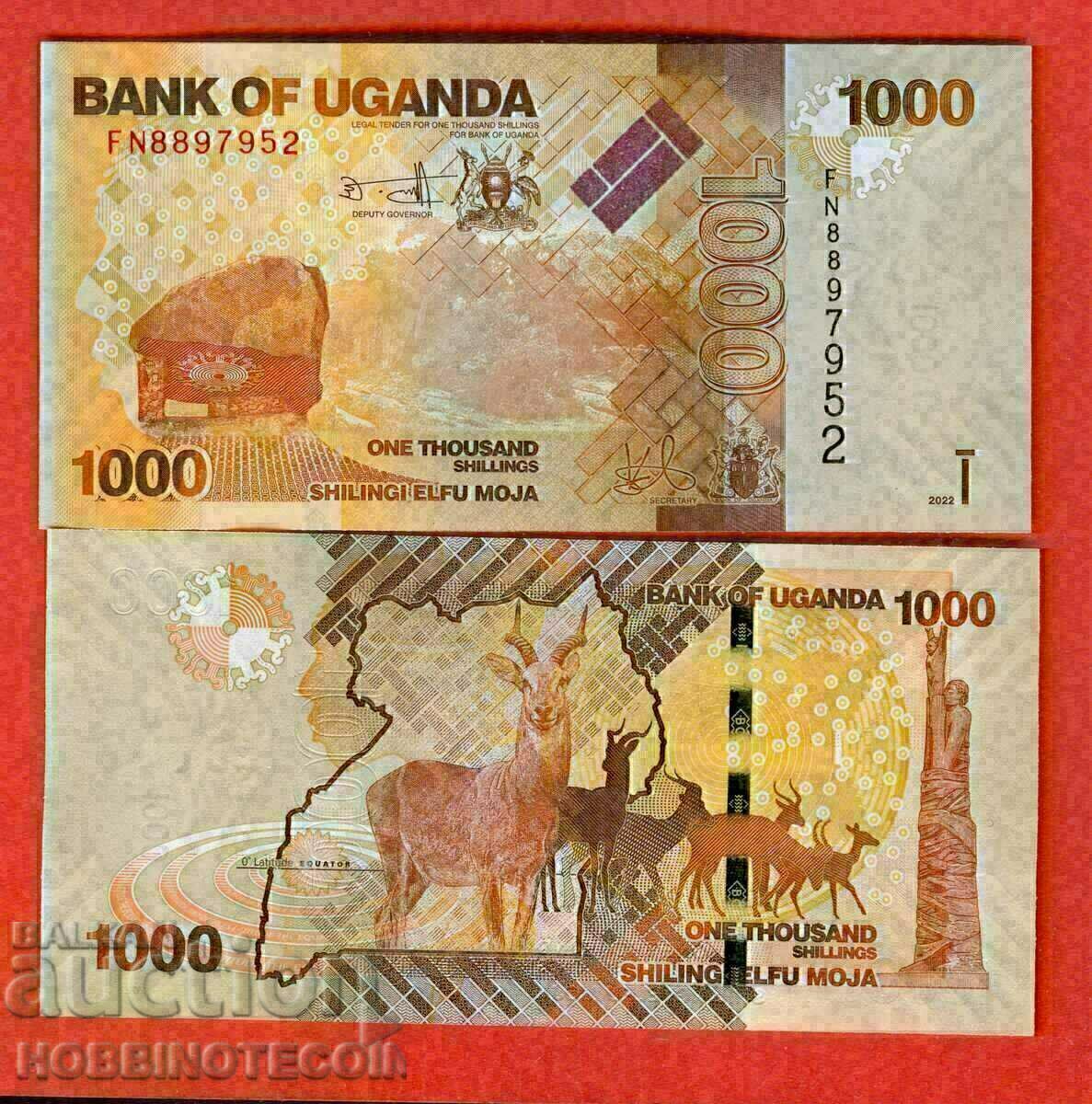 UGANDA UGANDA 1000 - numărul 1000 - numărul 2022 NOU UNC