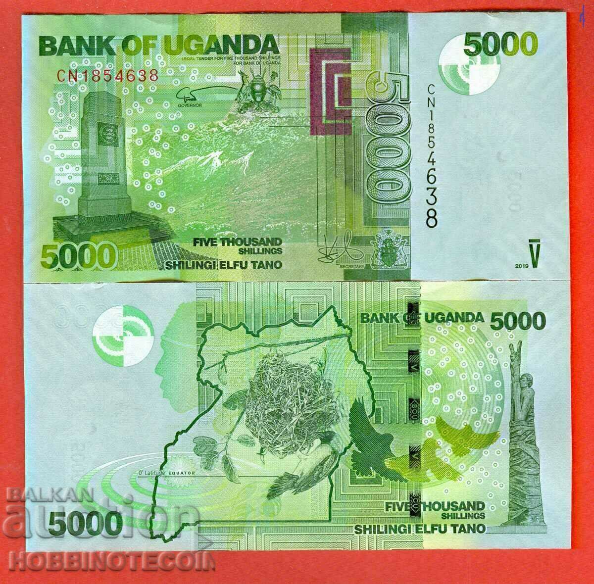 UGANDA UGANDA 5000 - numărul 5000 - numărul 2019 NOU UNC