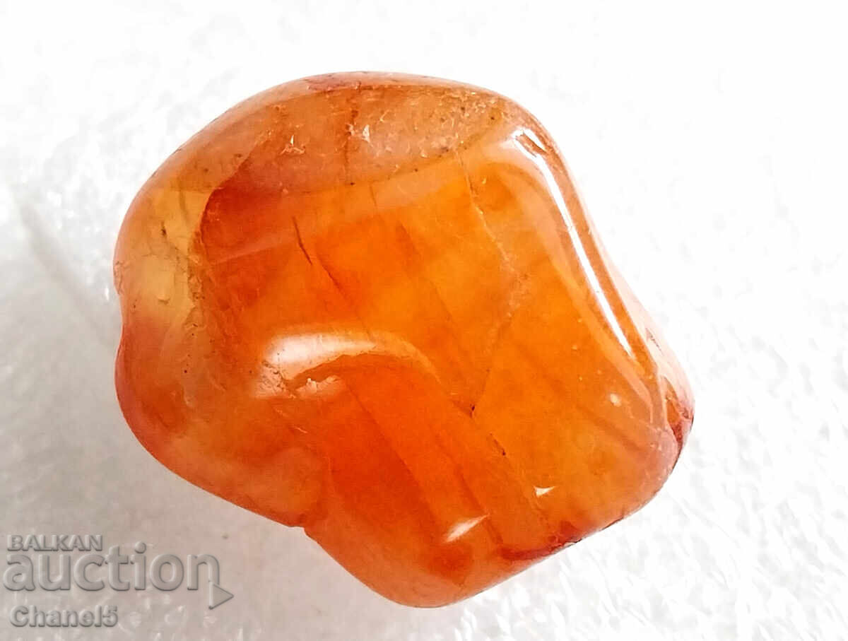 Auction NATURAL CARNELIAN - BRAZIL - 45.30 ct- (655) Auction NATURAL CARNELIAN - BRAZIL - 45.30 ct- (655)