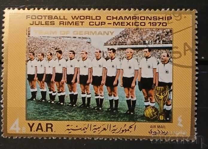 North Yemen 1970 Sports/Football Stamp