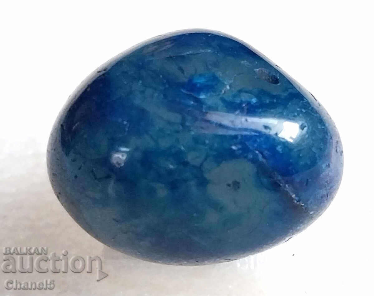 NATURAL BLUE ONYX - BRAZIL - 63.80 ct- (656) with price 14.00 BGN | € 7.16 NATURAL BLUE ONYX - BRAZIL - 63.80 ct- (656) with price 14.00 BGN | € 7.16