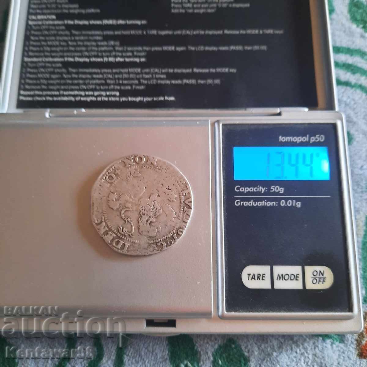 Auction  1/2 lion, lion thaler 1616 Netherlands. Rare.