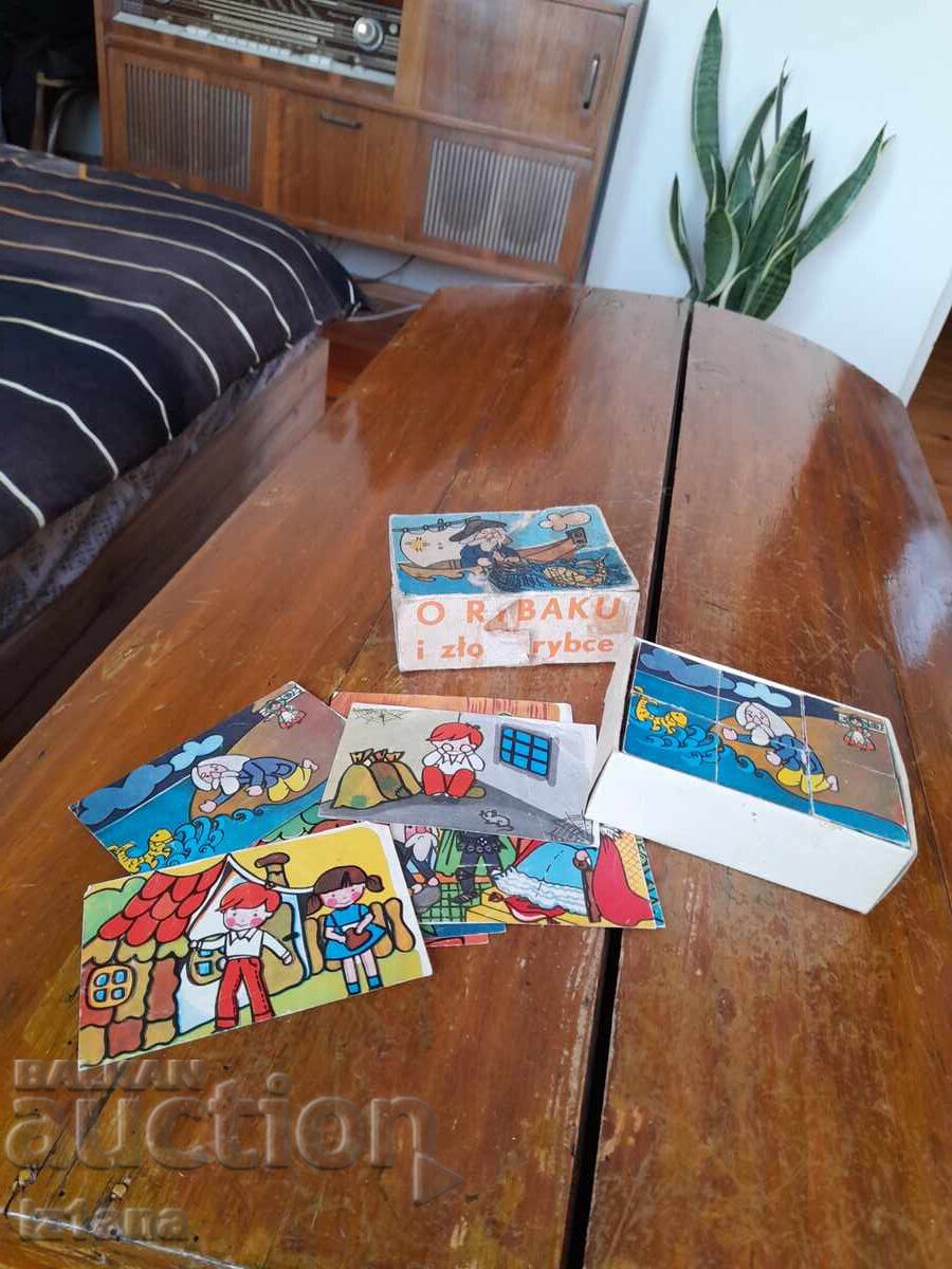 An old children's game with cubes with price 37.00 BGN | € 18.92 An old children's game with cubes with price 37.00 BGN | € 18.92