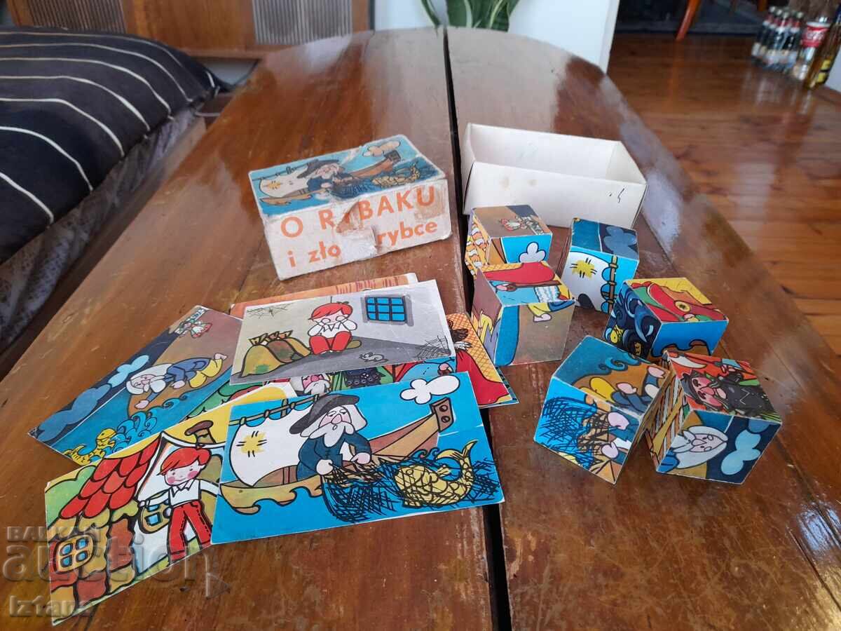 An old children's game with cubes - 5 An old children's game with cubes - 5