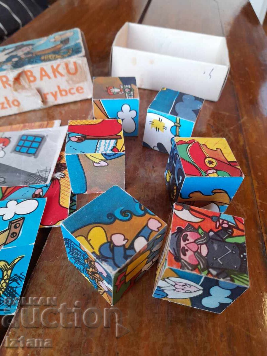 An old children's game with cubes - 6 An old children's game with cubes - 6