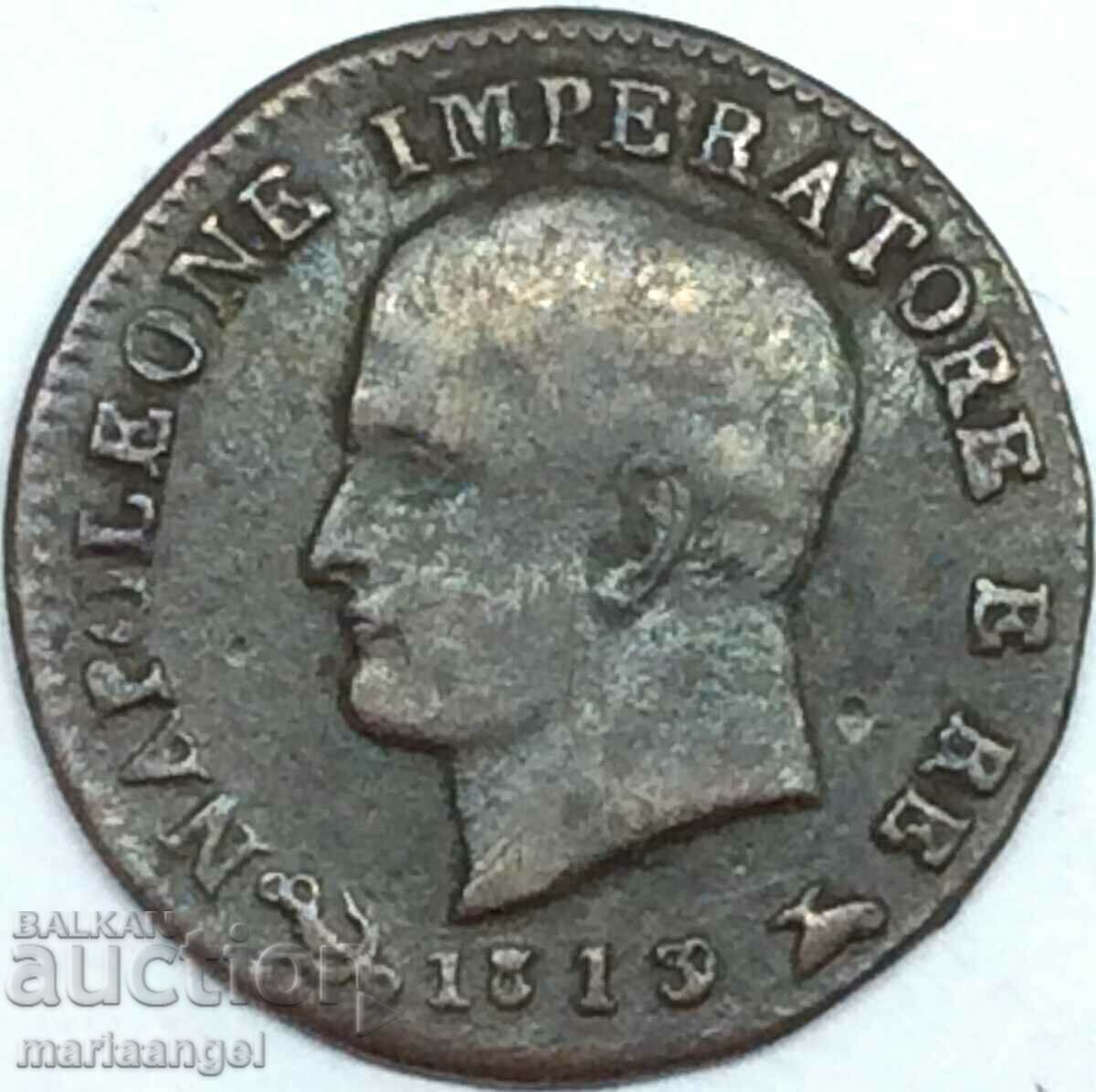 Napoleon 1 centesimo 1813 Italy M - Milan med