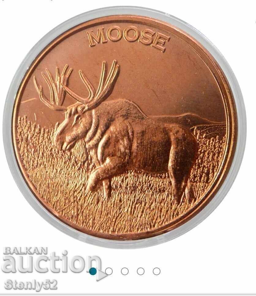 Bară de cupru de 1 oz 99,9%, bară rotundă de cupru Monson Bară de cupru de 1 oz 99,9%, bară rotundă de cupru Monson