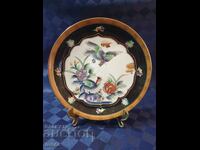 Porcelain hand-painted plate-HAND-PAINTED ROYAL SATSUMA