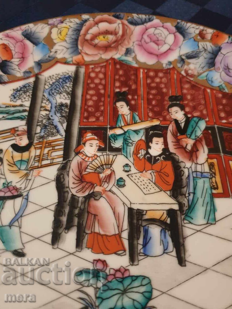 Delivery of Porcelain hand-painted plate-HAND-PAINTED ROYAL SATSUMA Delivery of Porcelain hand-painted plate-HAND-PAINTED ROYAL SATSUMA