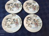 Porcelain Japanese placemats - 4 pieces