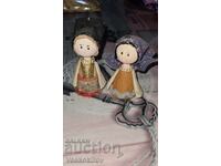 Wooden dolls decoration