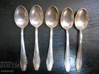 Silver plated tea spoons "BMF" Germany