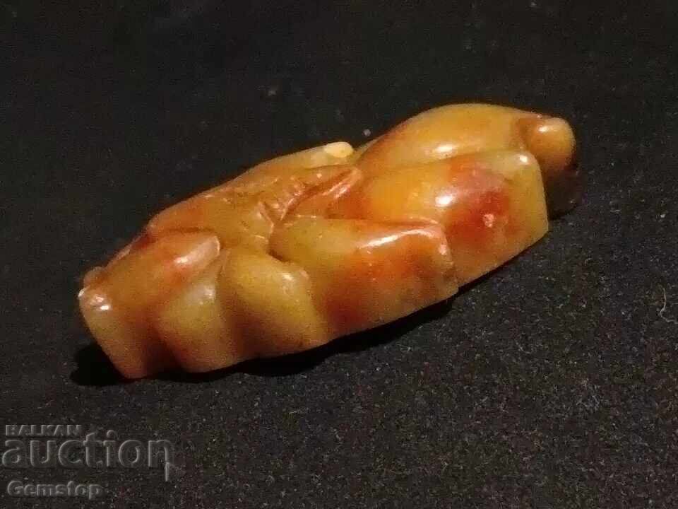 Delivery of 129.40 pcs natural jade amulet fox Delivery of 129.40 pcs natural jade amulet fox