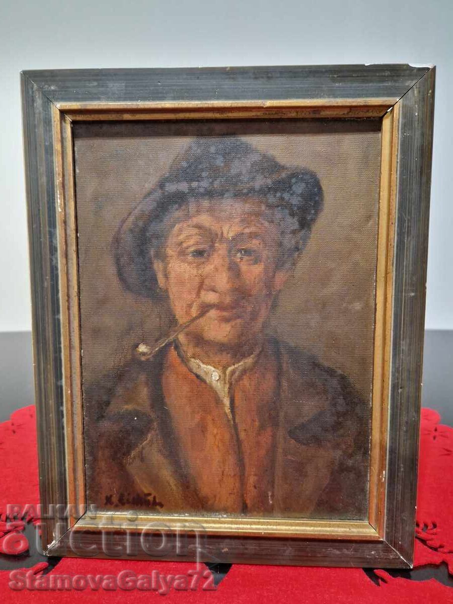 Pictură belgiană foarte veche în ulei pe pânză cu preț 197.00 BGN | € 100.72 Pictură belgiană foarte veche în ulei pe pânză cu preț 197.00 BGN | € 100.72