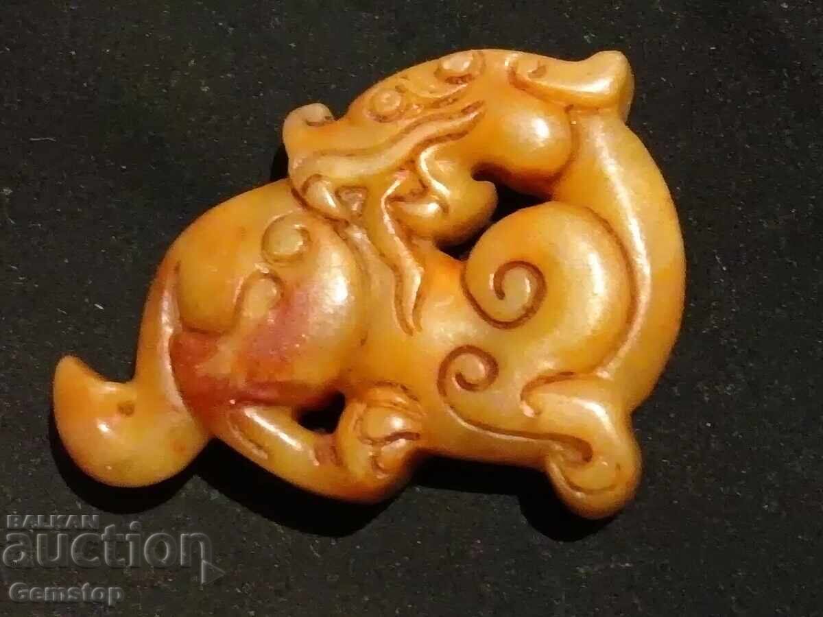 146.30 pcs natural jade amulet dragon with price 89.90 BGN | € 45.97 146.30 pcs natural jade amulet dragon with price 89.90 BGN | € 45.97
