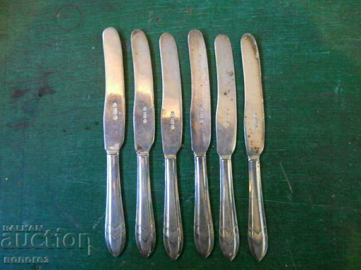 Set of silver-plated knives "R&D" (Germany)