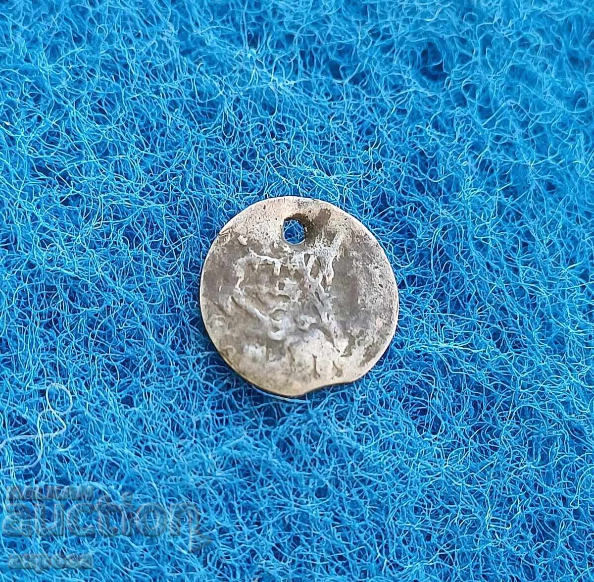 Silver coin for costume with price 3.50 BGN | € 1.79 Silver coin for costume with price 3.50 BGN | € 1.79