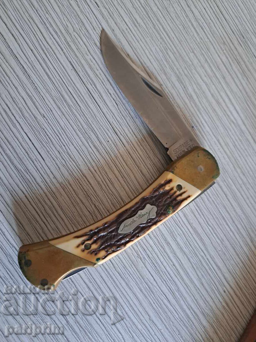 SCHRADE,НОЖ,ОРИГИНАЛЕН, САЩ , USA , рядък