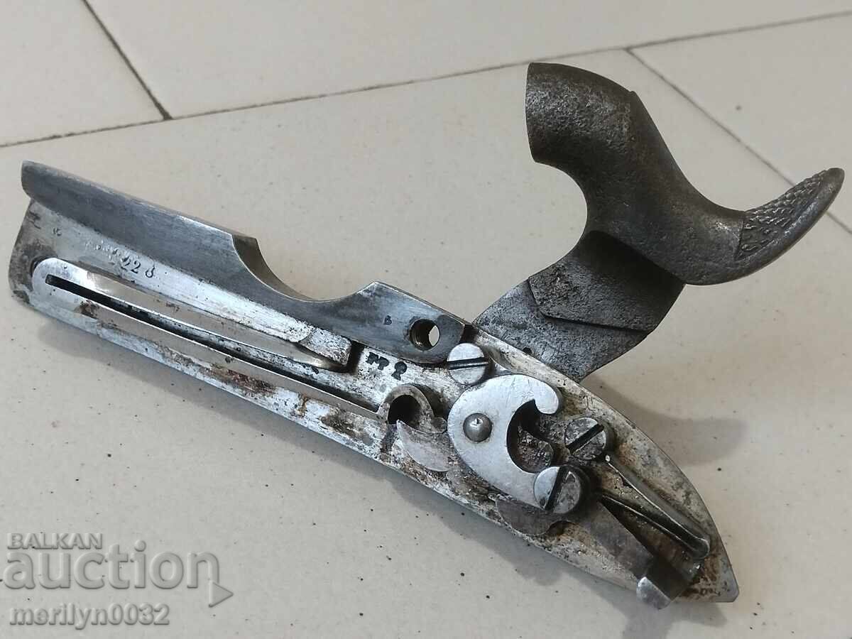 Delivery of Percussion firing mechanism from a rifle, mid-19th century Delivery of Percussion firing mechanism from a rifle, mid-19th century