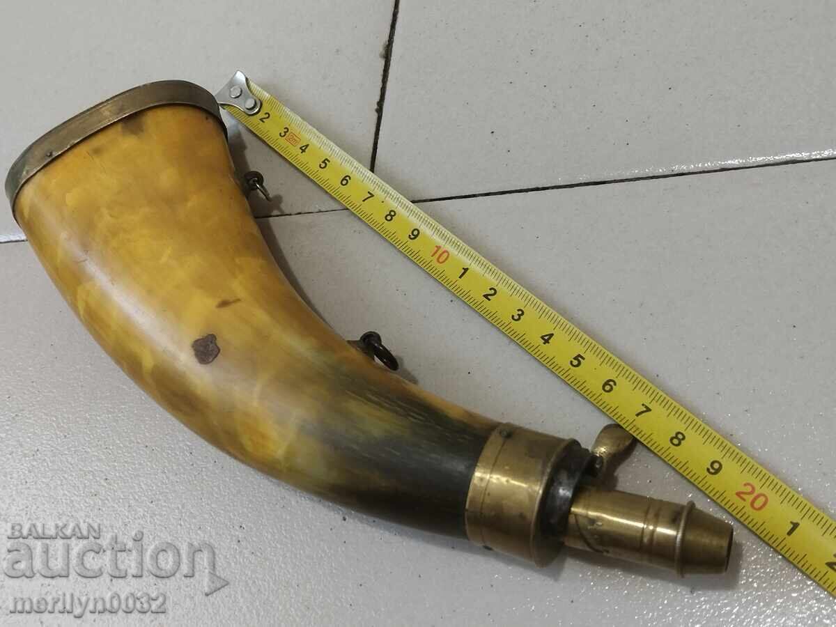 Livrarea Magazin de pulbere antic de corn cu coarne pentru o pușcă, Pishtov