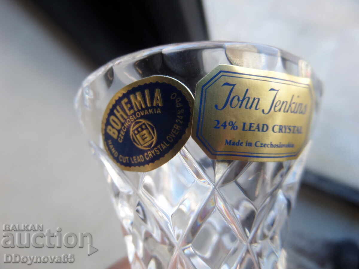 Auction  John Jenkins 24% crystal sherry glass