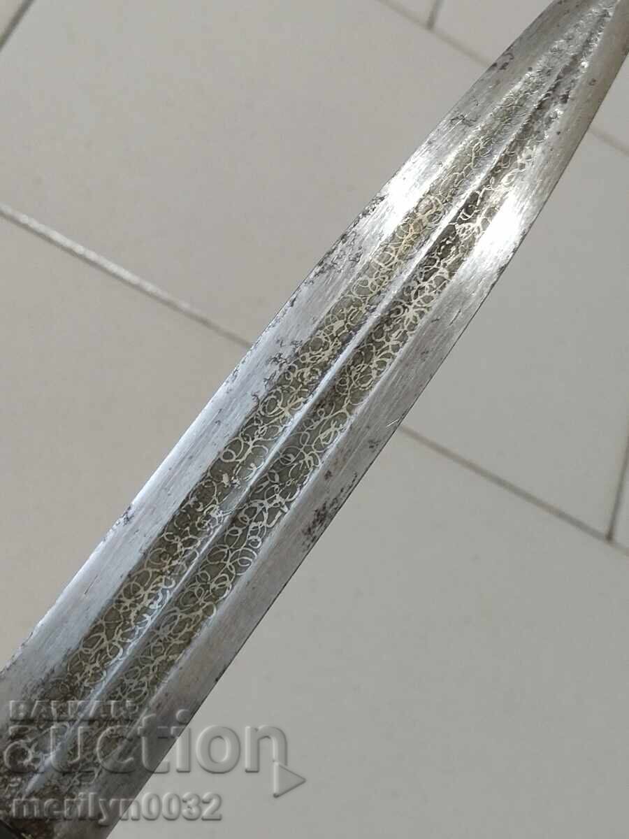 Доставка на Казашка черкезка хайдушкака кама с гравюри ОРИГИНАЛ кинджал Доставка на Казашка черкезка хайдушкака кама с гравюри ОРИГИНАЛ кинджал