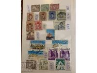 Lot of old stamps, collection from Egypt-1888 to 1982