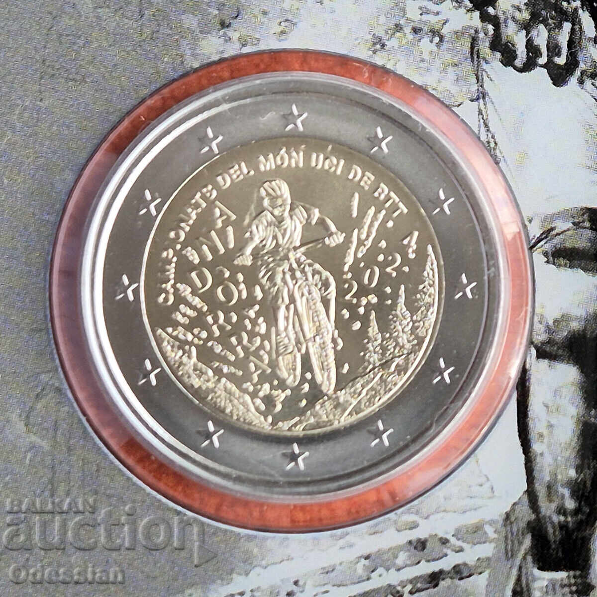 Andorra 2 euro 2024 World Mountain Bike Championships with price 63.00 BGN | € 32.21 Andorra 2 euro 2024 World Mountain Bike Championships with price 63.00 BGN | € 32.21