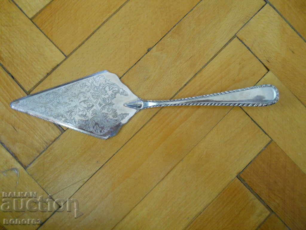 Silver plated cake spatula - Italy