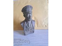 BRONZE BUST OF ADOLF HITLER, PATINA, rare