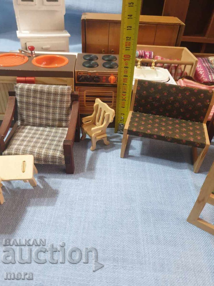 Collectible wooden handmade doll furniture - 7 Collectible wooden handmade doll furniture - 7