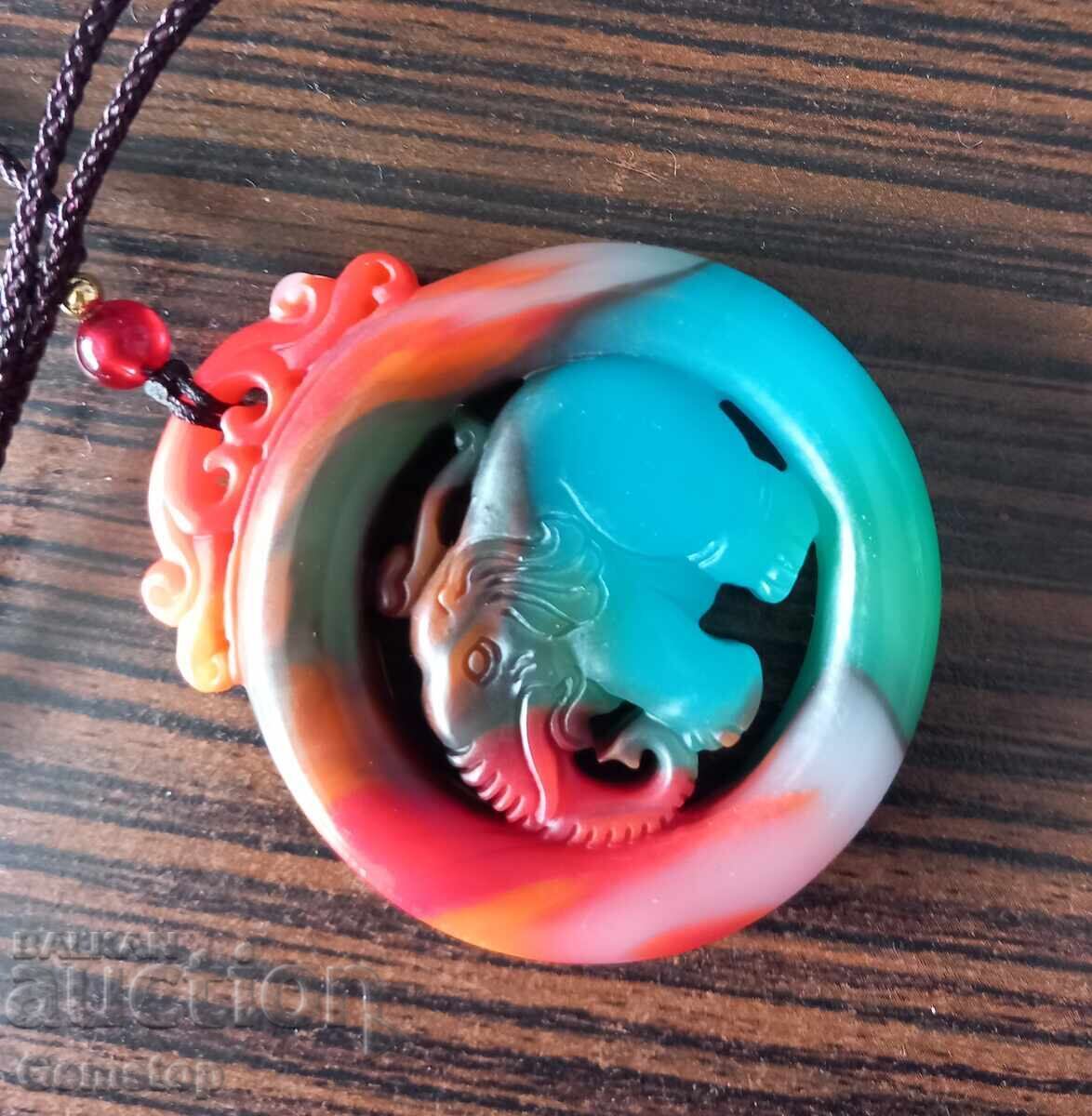 155.90 pcs natural jade elephant pendant with price 75.00 BGN | € 38.35 155.90 pcs natural jade elephant pendant with price 75.00 BGN | € 38.35