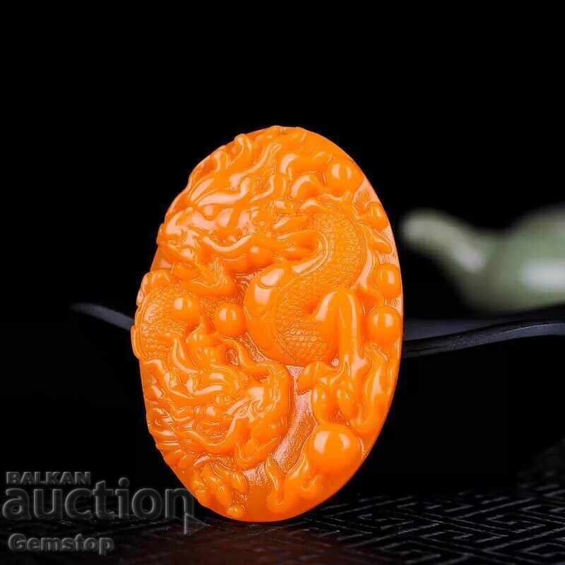 161.60 pcs natural jade dragon pendant - 5 161.60 pcs natural jade dragon pendant - 5