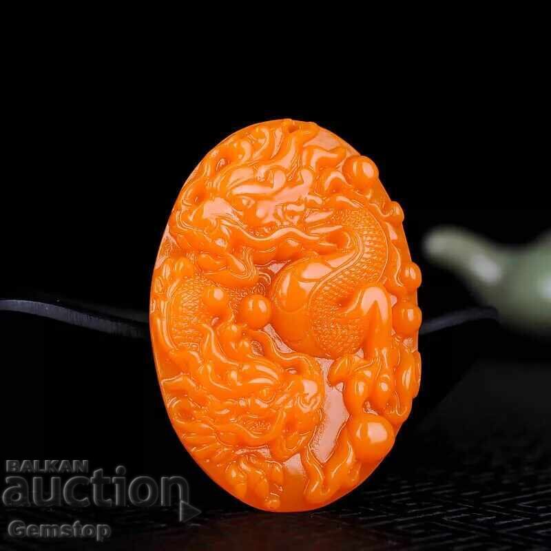 161.60 pcs natural jade dragon pendant 161.60 pcs natural jade dragon pendant