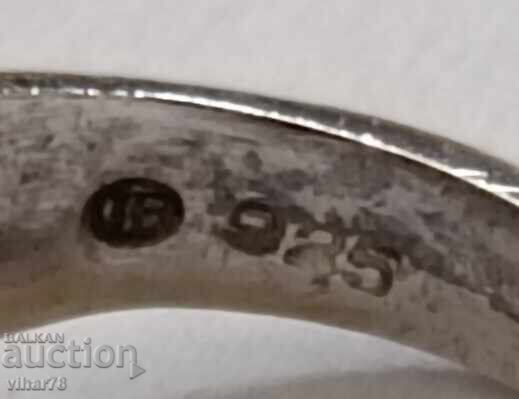 Delivery of Old silver ring with amethysts Delivery of Old silver ring with amethysts