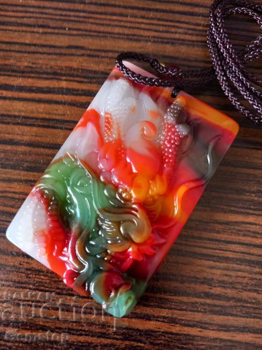 209.25k natural pendant amulet jade dragon with price 75.00 BGN | € 38.35 209.25k natural pendant amulet jade dragon with price 75.00 BGN | € 38.35