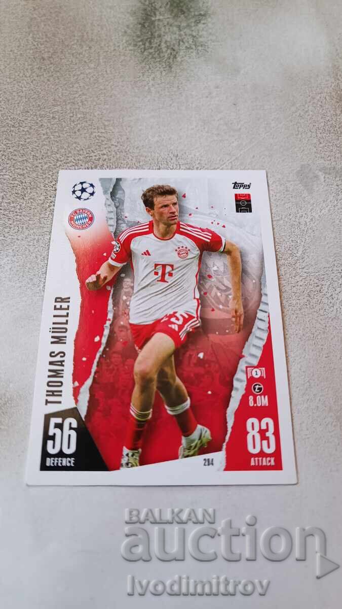 Thomas Muller Bayern Munich card