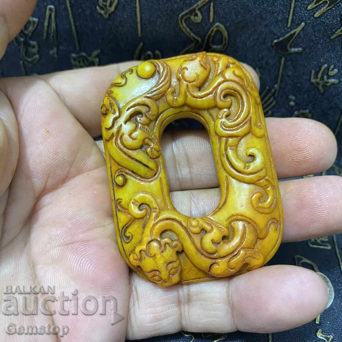 209.15k amuletă dragon de jad natural cu preț 89.90 BGN | € 45.97