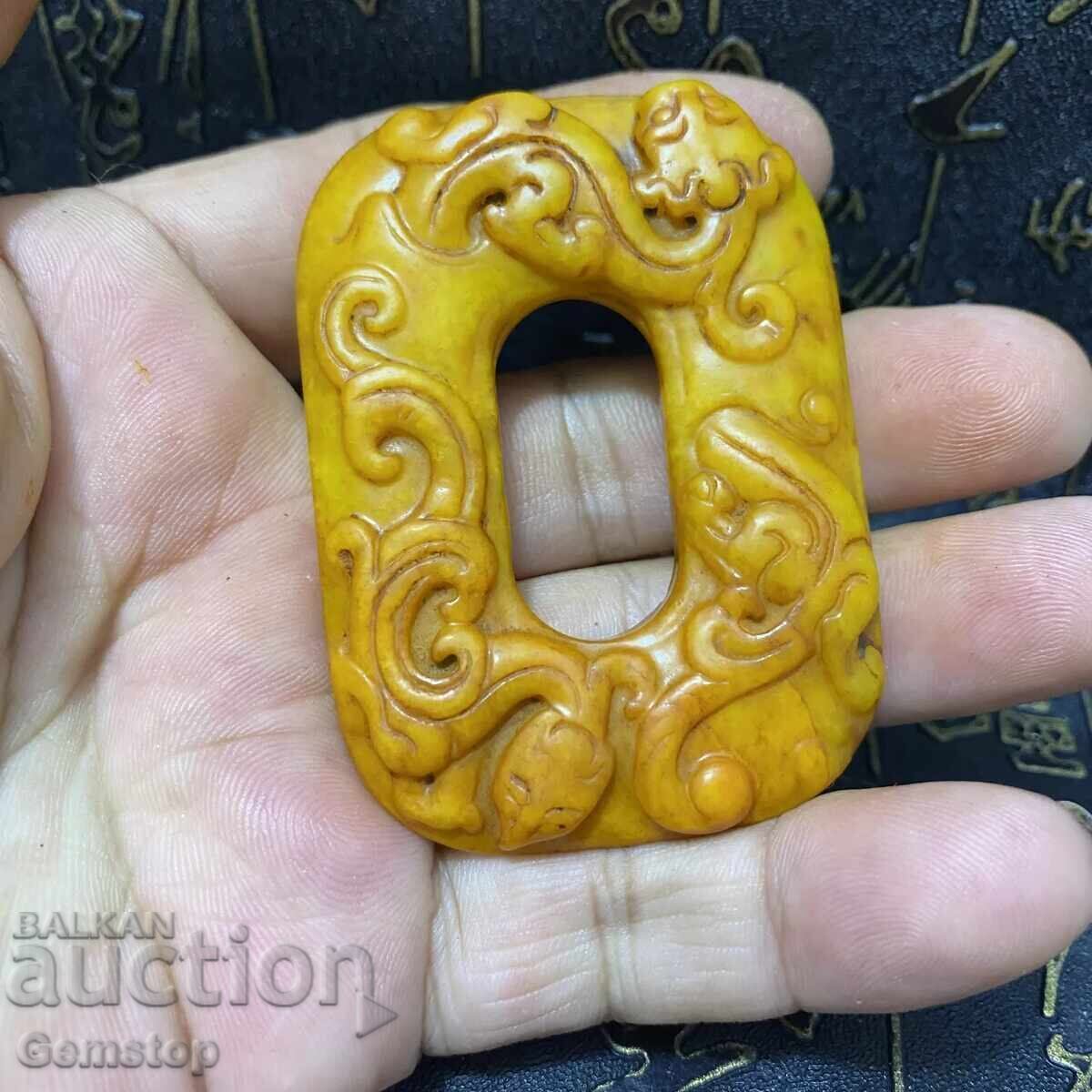 Доставка на 209.15 к-тa естествен нефрит амулет дракон Доставка на 209.15 к-тa естествен нефрит амулет дракон