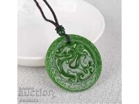 161.90k natural pendant amulet jade dragon