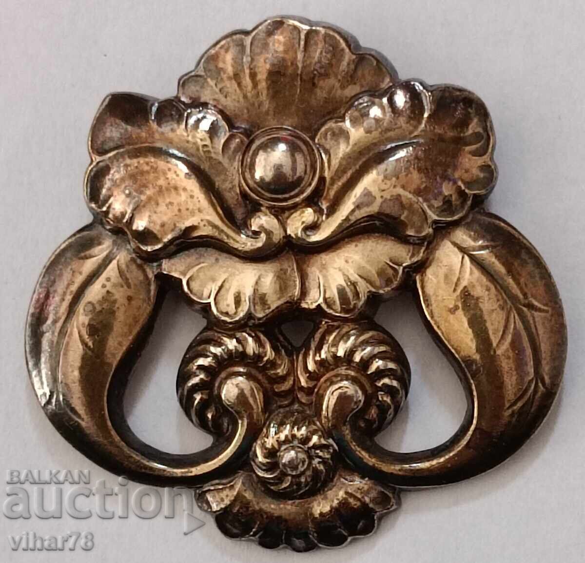 Vintage Silver Orchid Brooch - Georg Jensen Vintage Silver Orchid Brooch - Georg Jensen