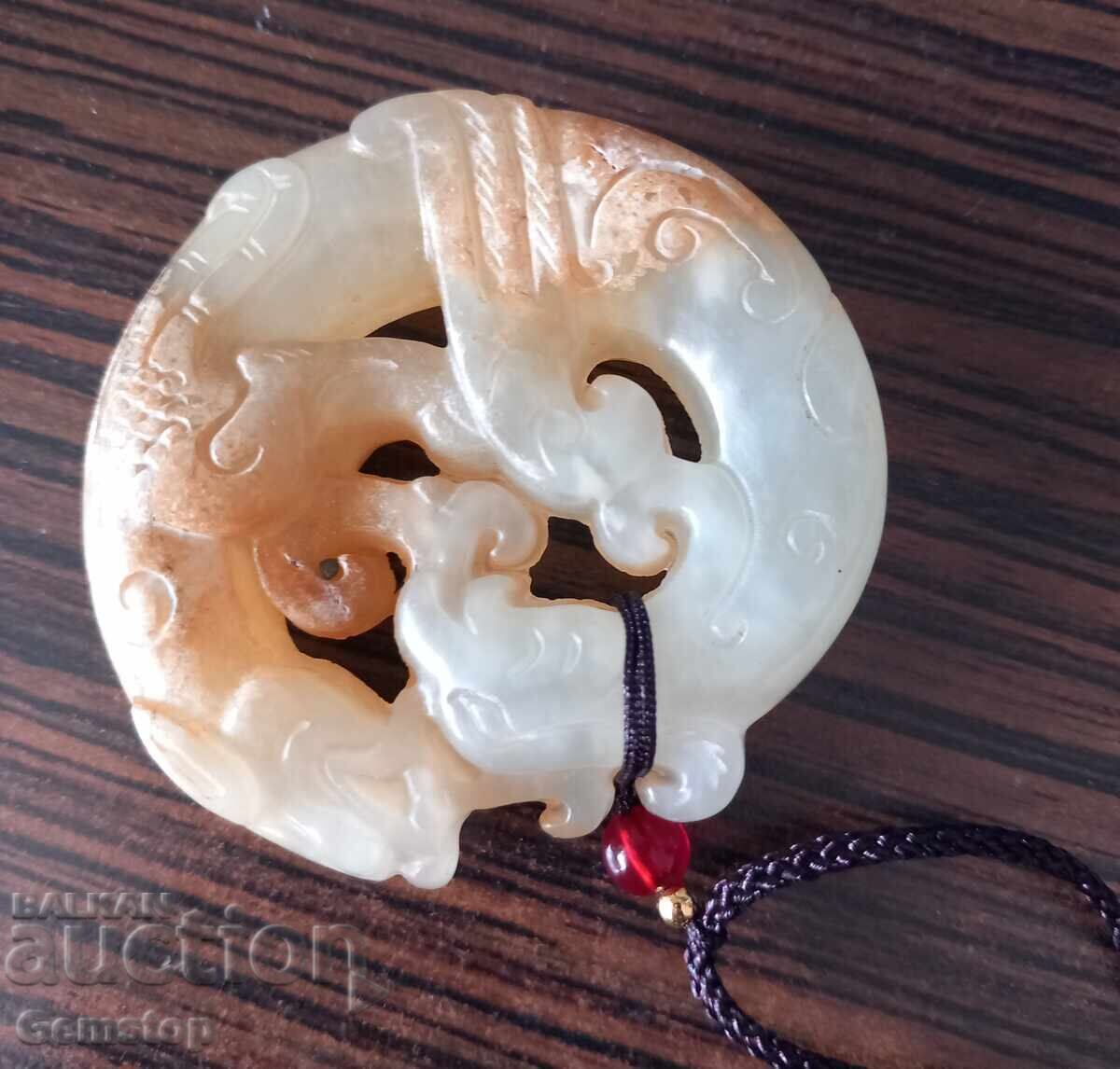 275.15 pcs natural pendant amulet jade dragon - 5 275.15 pcs natural pendant amulet jade dragon - 5